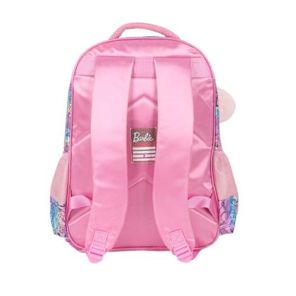 Imagem de Kit Mochila Costas Barbie Com Estojo Box Holográfico Escolar
