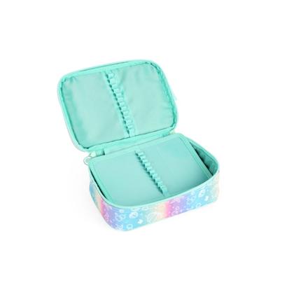 Imagem de Kit Mochila Costas Barbie Com Estojo Box Holográfico Escolar