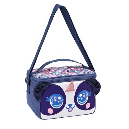 Imagem de Kit Mochila Costas Lancheira Creche Infantil Feminina Zoop