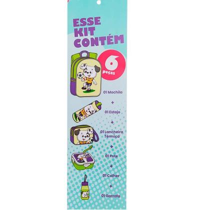 Imagem de Kit Mochila Costas + Lancheira + Estojo Girls Surprise - 6Ps