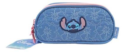 Imagem de Kit Mochila Costas Notebook C/ Estojo Triplo Original Stitch