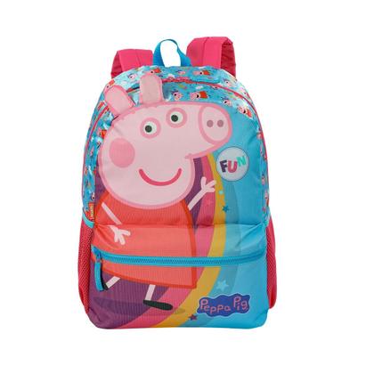 Imagem de Kit Mochila Costas Peppa Pig com Lancheira Térmica e Estojo
