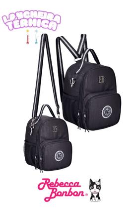 Imagem de Kit Mochila Costas Rebecca Bonbon Com Lancheira e Estojo Box