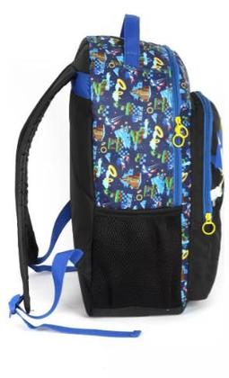 Imagem de Kit Mochila Costas Sonic Lancheira Estojo 2025 Azul Original