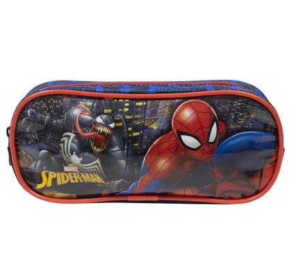 Imagem de Kit Mochila Costas Spider Man Infantil Estojo e Lancheira