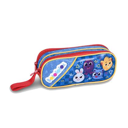Imagem de Kit Mochila de Carrinho Infantil com Lancheira Clio Meninos