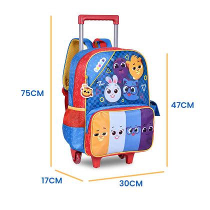 Imagem de Kit Mochila de Carrinho Infantil com Lancheira Clio Meninos