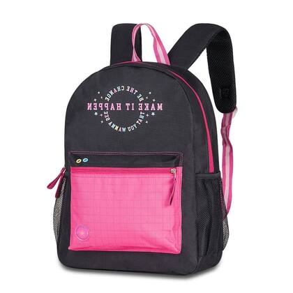 Imagem de Kit Mochila de Costas C/ Estojo Make It Happen Juvenil Feminina Escolar - Clio