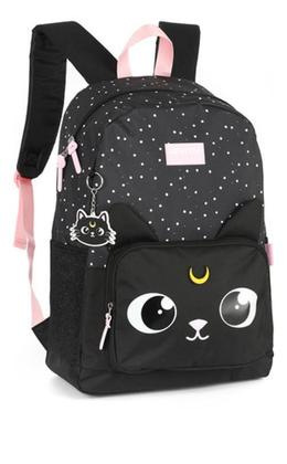 Imagem de Kit Mochila De Costas Gato Gatinha Up4You