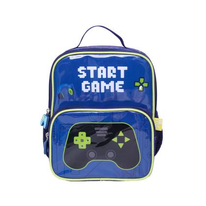 Imagem de Kit Mochila De Rodas 17" Game 3D Lancheira Estojo Escolar