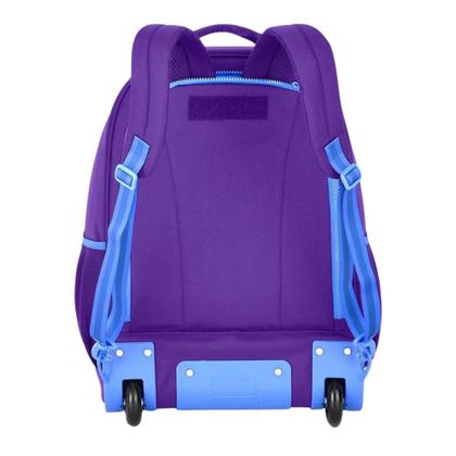 Imagem de Kit Mochila De Rodas Luluca Com Estojo Box Escolar -Roxo