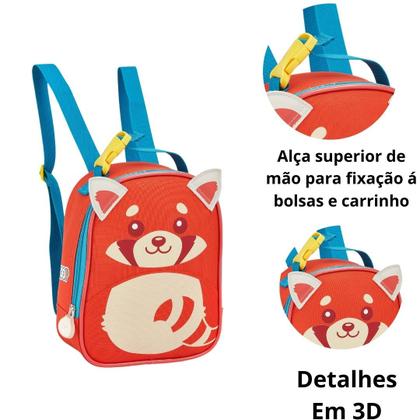 Imagem de Kit Mochila de Rodinha e Lancheira Creche Infantil ZOOP