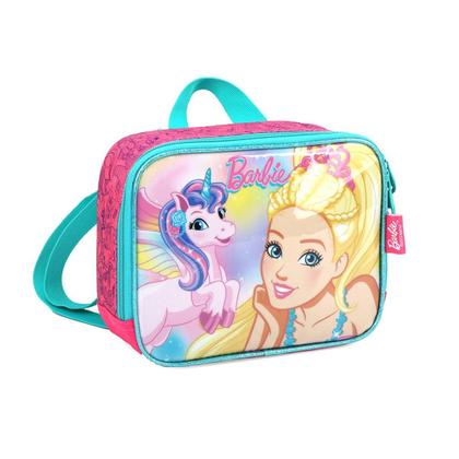 Imagem de Kit Mochila de Rodinha Estojo e Lanch Luxcel Barbie - 39972