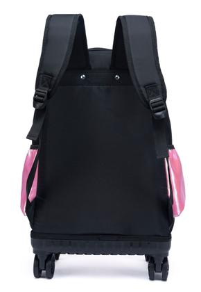 Imagem de Kit Mochila De Rodinha Juvenil Menina Bolsa Escolar Lancheira Térmica Estojo