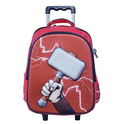 Imagem de Kit Mochila de Rodinha Lancheira e Estojo 3D Super Hammer Yins YS42166
