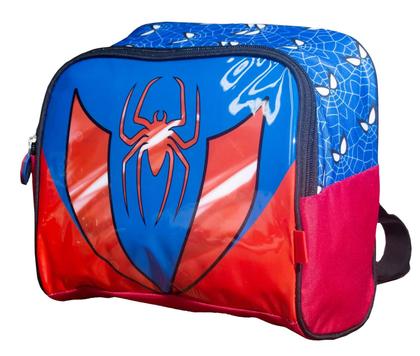 Imagem de Kit Mochila De Rodinha Lancheira e Estojo Infantil PVC 3D Spider Yins Kids YS42239