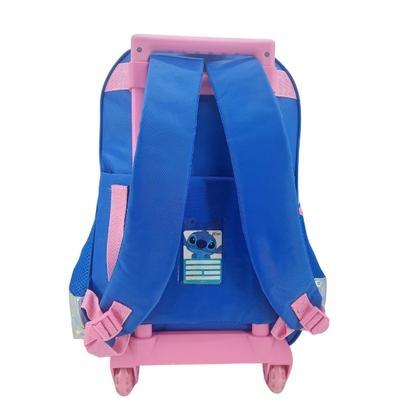 Imagem de Kit  Mochila De Rodinha Lancheira e Estojo Stitch 41682 - Infantil