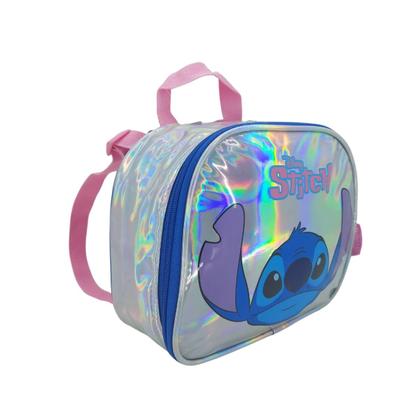 Imagem de Kit  Mochila De Rodinha Lancheira e Estojo Stitch 41682 - Infantil