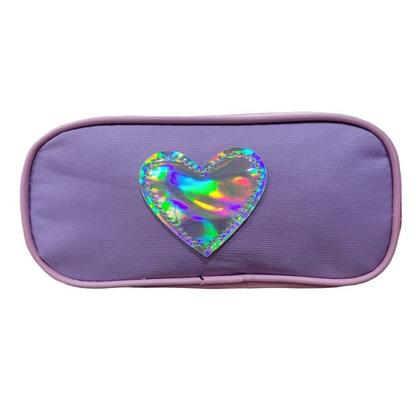Imagem de Kit Mochila de Rodinha Lancheira Estojo Rainbow Yins YS42178