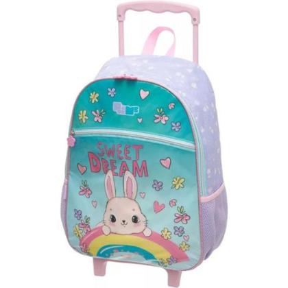 Imagem de Kit Mochila de Rodinha Pack Me Sweet Dream - Pacific Coelho arco-iris