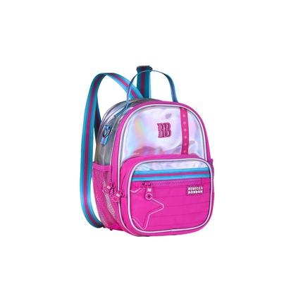 Imagem de Kit Mochila de Rodinha Rebecca Bonbon Holográfica Lancheira Estojo Original