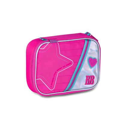 Imagem de Kit Mochila de Rodinha Rebecca Bonbon Holográfica Lancheira Estojo Original
