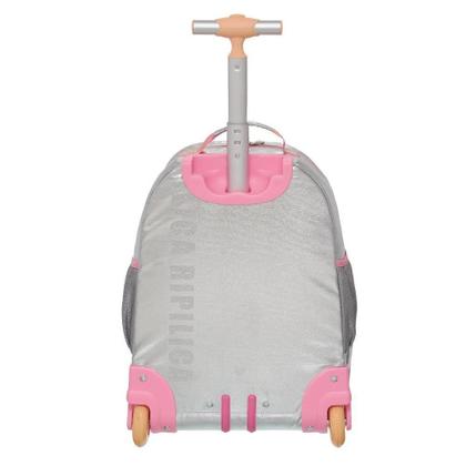 Imagem de Kit Mochila De Rodinha Tubo Lilica Lov It Glimmer +Lancheira