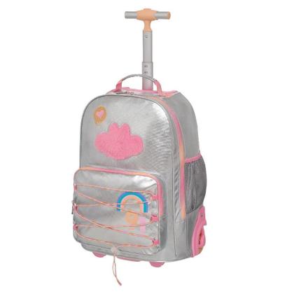 Imagem de Kit Mochila De Rodinha Tubo Lilica Lov It Glimmer +Lancheira