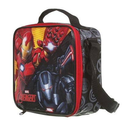 Imagem de Kit Mochila de Rodinhas Avengers com Lancheira e Estojo