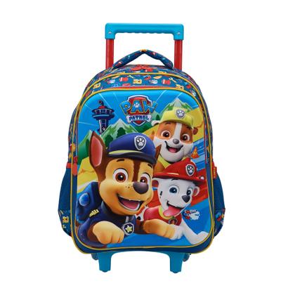 Imagem de Kit Mochila de Rodinhas com Lancheira e Estojo Patrulha Canina Paw Patrol