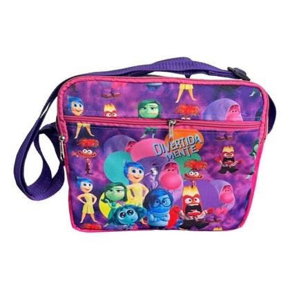 Imagem de Kit Mochila de Rodinhas Divertidamente 2 O Filme Juvenil Infantil Escolar Menina