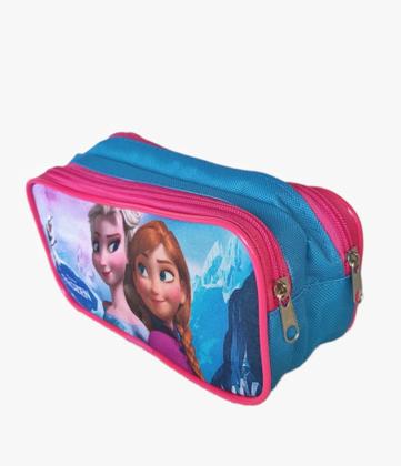 Imagem de Kit mochila de rodinhas infantil escolar com bolsinha baguete skye patrulha canina