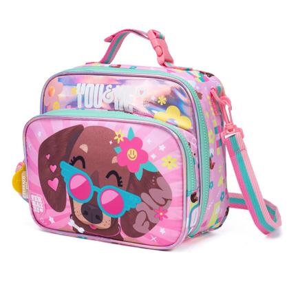 Imagem de Kit Mochila De Rodinhas Lancheira Estojo Feminino Infantil