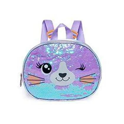 Imagem de Kit Mochila de Rodinhas Lancheira Pack Me Sweet Leopard Roxo