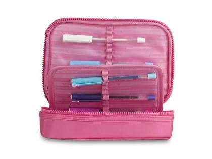 Imagem de Kit Mochila de Rodinhas Lancheira Térmica e Estojo Box Rebecca Bonbon RB24544 - RB24550 - RB24549