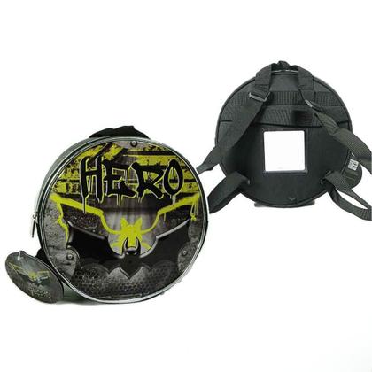 Imagem de Kit Mochila de Rodinhas + Lancheira Térmica + Estojo Morcego Hero DENLEX