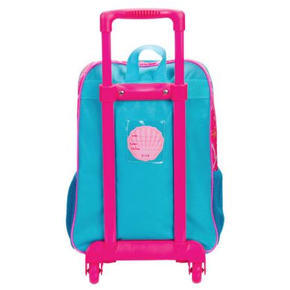 Imagem de Kit Mochila de Rodinhas Lancheira Térmica Sestini Anime Infantil Escolar Menina Sereia