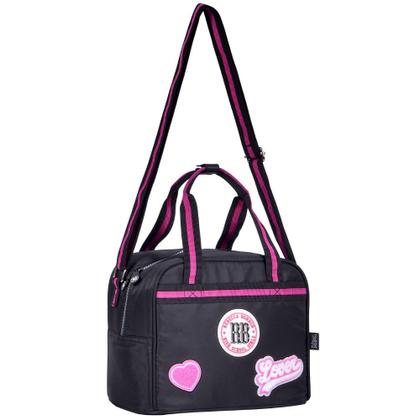 Imagem de Kit Mochila de Rodinhas Oficial REBECCA BONBON RB24008 Preto