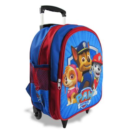 Imagem de Kit Mochila de Rodinhas Tam M Lancheira e Estojo Patrulha Canina