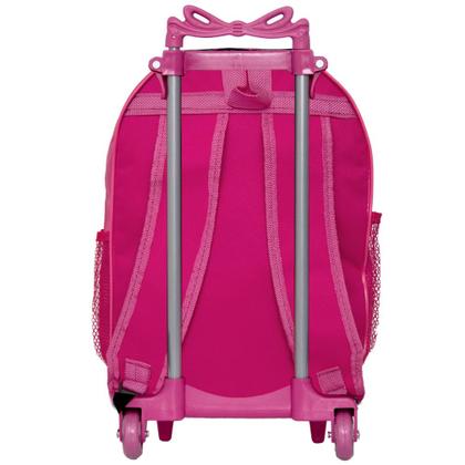 Imagem de Kit Mochila Escola Infantil Juvenil Menina Minnie Rodinhas