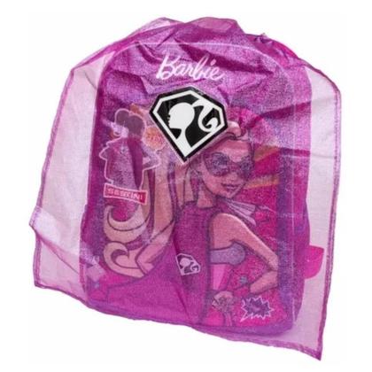 Kit Mochila Escolar Barbie Com Capa Costas Tam G Estojo - Sestini Imagem de Kit Mochila Escolar Barbie Com Capa Costas Tam G Estojo