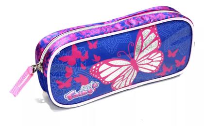 Imagem de Kit Mochila Escolar Borboleta Land Fairy Rodinhas G Meninas