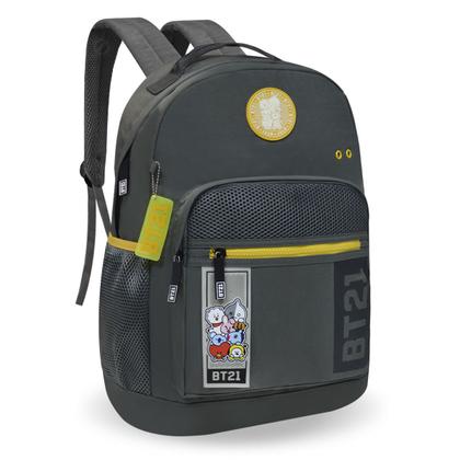Kit Mochila Escolar BT21 BTS Com Estojo Completa Licenciada