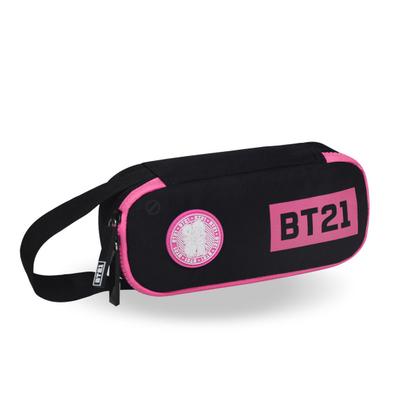 Kit Mochila Escolar BT21 BTS Com Estojo Completa Licenciada