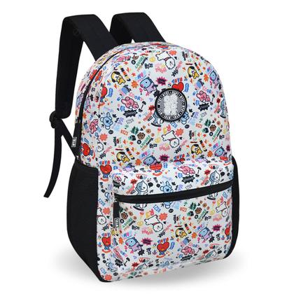 Kit Mochila Escolar BT21 BTS com Estojo Kpop Original Licenciada