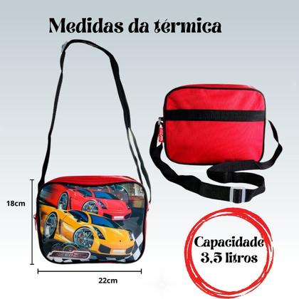 Imagem de Kit Mochila Escolar de Rodinhas Lancheira mais Estojo