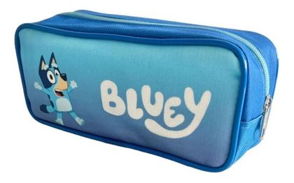 Imagem de Kit Mochila Escolar Infantil Cachorrinha Bluey Rodinhas G F5