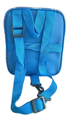 Imagem de Kit Mochila Escolar Infantil Cachorrinha Bluey Rodinhas G F5