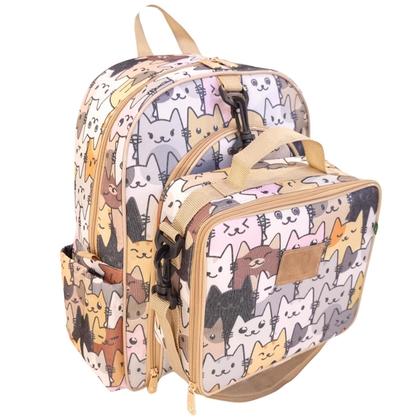 Imagem de Kit Mochila Escolar Infantil Completo Menina Menino Bolsa