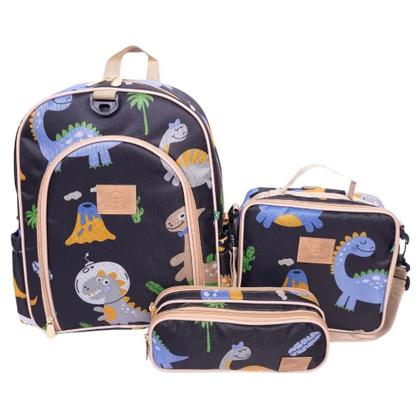 Imagem de Kit Mochila Escolar Infantil Completo Menina Menino Bolsa